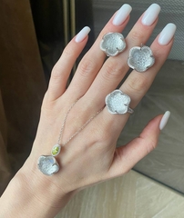 Комплект украшений из серебра серьги+кольцо+кулон Pasquale Bruni коллекция Ton Joli