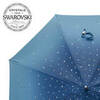 Зонт-трость Pasotti 185N 21284-17 BLUE SWAROVSKI