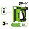 Гвозде-/ Скобозабиватель (степлер) акк. Greenworks G24CS10, 24V, 60 уд/мин, скобы Т53, гвозди Т47, 1х2Ач, ЗУ, кор (3400107CUA) — фото 1