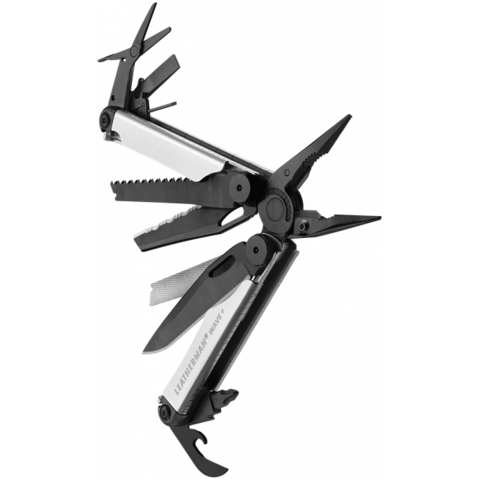 Картинка мультитул Leatherman Wave Plus серебристо-черный - 10