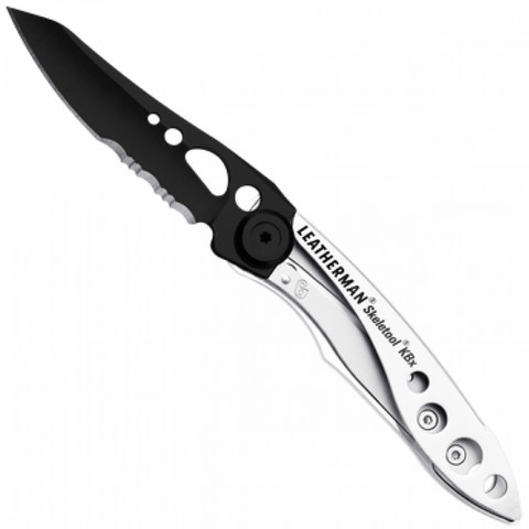 Нож перочинный Leatherman Skeletool Kbx серебристый/чёрный (832619)