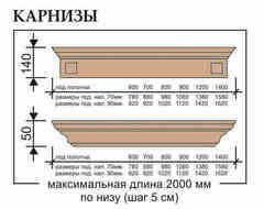 Купить Карниз массив ольхи Porte Vista