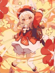 Картина по номерам Геншин Кли