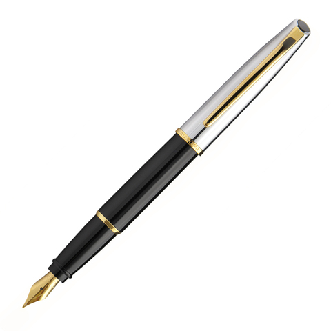 Перьевая ручка Aurora Style Metal black GT, перо - F, в подарочной коробке