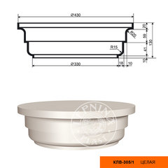 Колонна KЛB-305/1 (капитель)