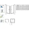 Radaway 10036110-01-01R NES DWJ II 110 Right хром
