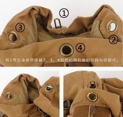 Рюкзак из ткани S.C.Cotton 1113