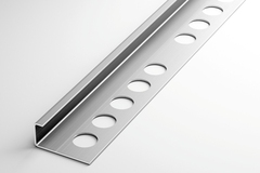 Профиль для плитки внешний 10мм полированная нерж.сталь К 10НСП.2700,001