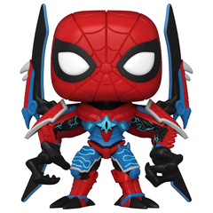 Фигурка Funko POP! Bobble Marvel Mech Strike Monster Hunters Spider-Man w/Chase (Exc) 63152