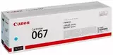 Тонер-картридж голубой Canon 067C для i-SENSYS LBP631CW, LBP633Cdw, MF651Cw, MF655Cdw, MF657Cdw 1300 стр.