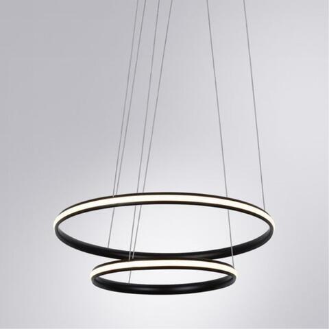 Подвесная светодиодная люстра Arte Lamp MERIDIANA A2198SP-2BK
