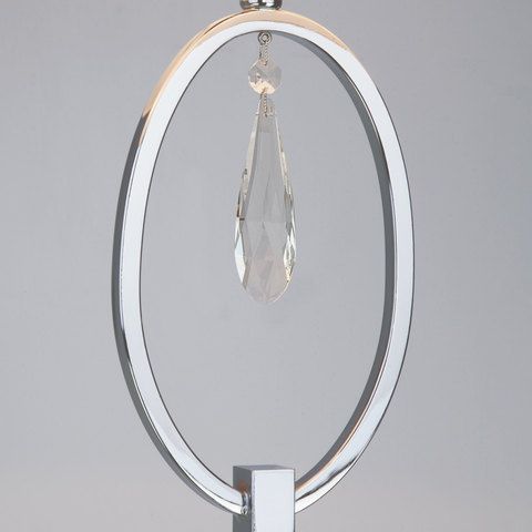 Торшер 01056/1 хром/прозрачный хрусталь Strotskis