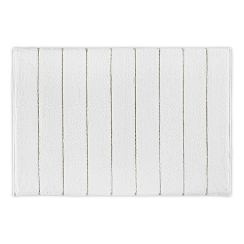 Коврик 60x95 Hamam Cozy white/vapour белый/дым