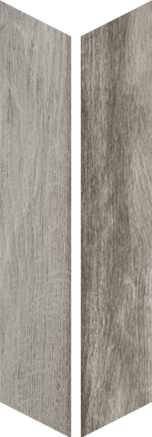 RHS-Rondine Vintage Cendre Chevron 7.5x40.7