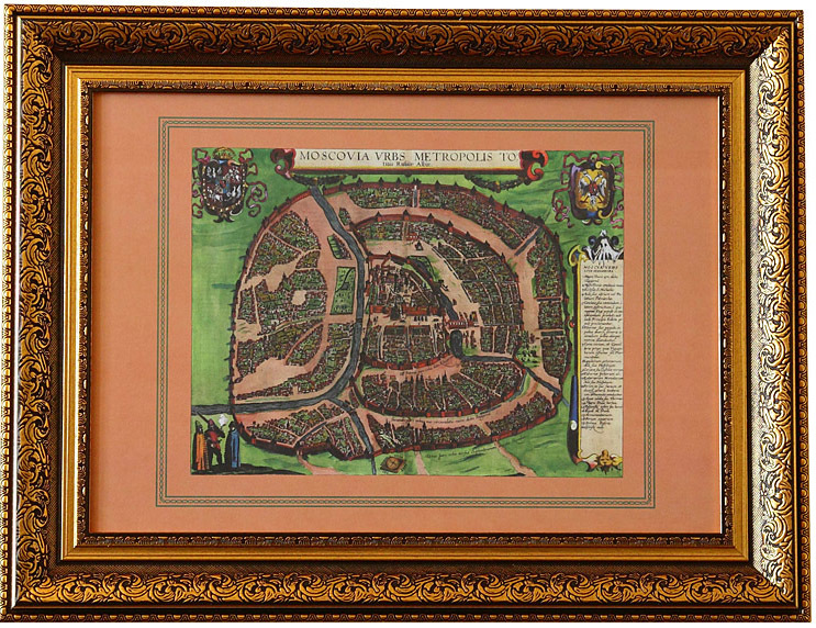 «Москва, столичный город всей Белой Руссии»Иоанн Филипп Абелин Готфрид, Кёльн, 1610 г.
