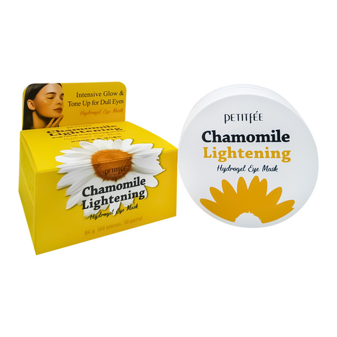 PETITFEE Набор патчи д/век гидрогелевые РОМАШКА  Chamomile Lightening Hydrogel Eye Mask, 60 шт