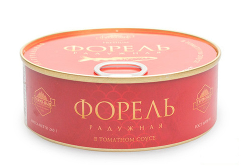 Форель радужная в томатном соусе, 240г