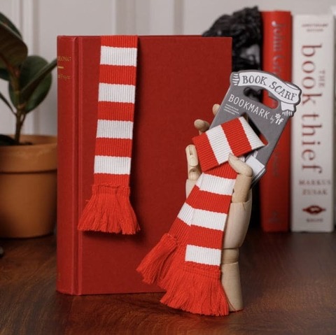 Əlfəcin \ Закладка \ Book Scarf Bookmark - Red & White