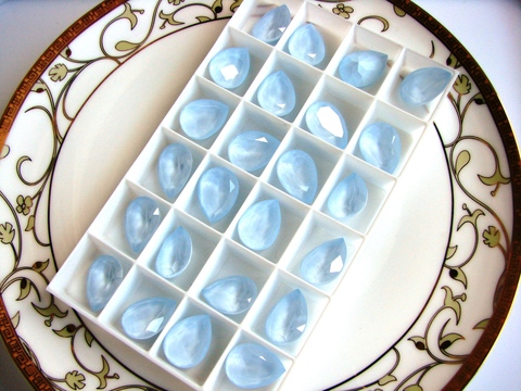 Капли 18*13 мм Powder Blue