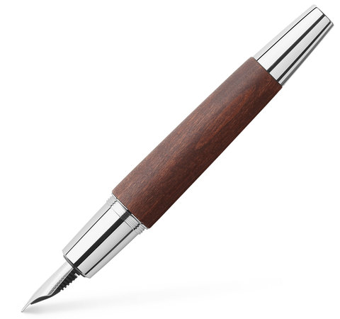 Перьевая ручка Faber-Castell E-motion Pearwood Dark Brown перо M