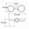 WasserKRAFT Isar K-7326 Держатель стакана и мыльницы
