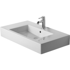 Duravit Vero Раковина для мебели с перел., с 1 отв. под смес., 850x490мм, Цвет: Белый 329850000 фото