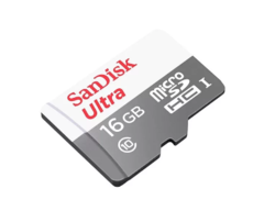 Карта памяти SanDisk Ultra microSDHC UHS-I 16GB Class10 80MB/s