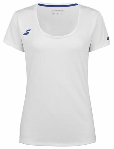 Женская теннисная футболка Babolat Play Cap Sleeve Top Women - white/white