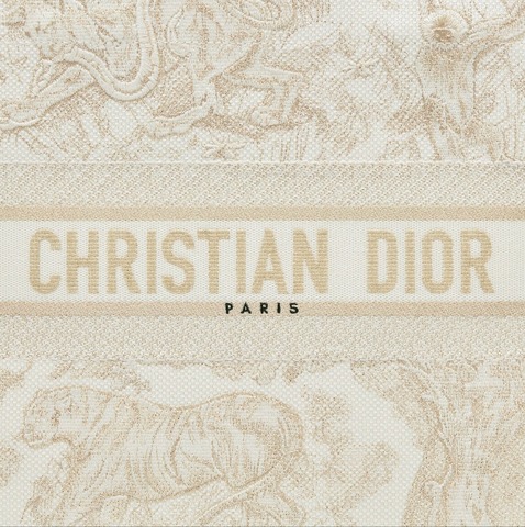 Сумка Dior Book Tote, модель среднего формата золотой