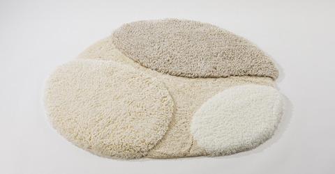 Коврик овальный 105см Abyss & Habidecor Кордейра 101 бежевый