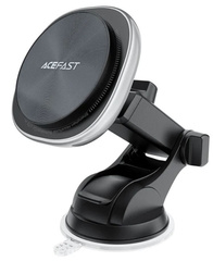 Автозарядка ACEFAST D42 Magnetic Wireless Charging Car Holder For Dashboard серебрян