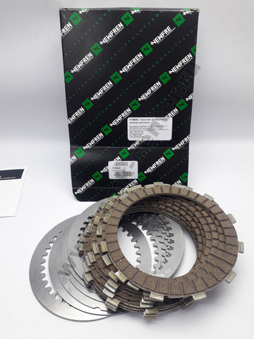 F1565AC Комплект дисков сцепления мото (фрикционные + металлические) (FCS0665/2)  NEWFREN