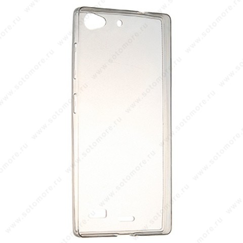 Накладка силиконовая ультра-тонкая для Lenovo Vibe X2 черная (прозрачная)