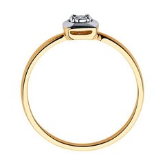 1011682- Помолвочное золотое кольцо с бриллиантом