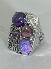 Индира (кольцо из серебра)