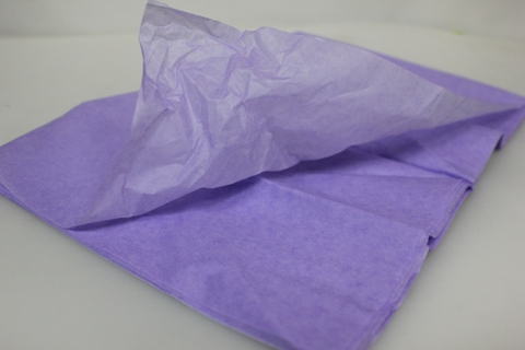 Упаковочная бумага, Тишью (76*50см), Фиолетовая, 10 листов.