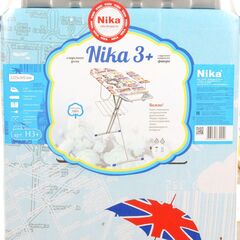 Доска гладильная 122.5х34.5 см, подст д/ут, рукав, розет, полк д/бел, удл 2.2 м, Nika, Н3+, в асс