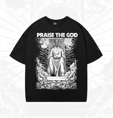 Футболка Оверсайз Solo Leveling: Statue of God - M
