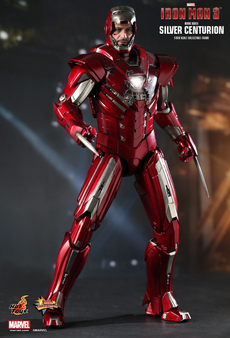 Iron Man 3 - Mark XXXIII Silver Centurion Figure