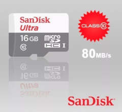 Карта памяти SanDisk Ultra microSDHC UHS-I 16GB Class10 80MB/s