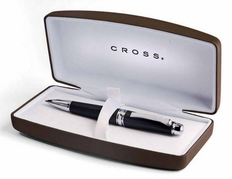 Ручка перьевая Cross C-Series, Carbon CT, F (AT0396-3FD)
