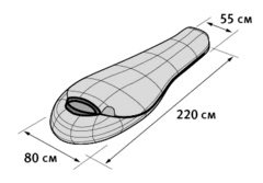 Купить недорого спальный мешок Alexika WEST