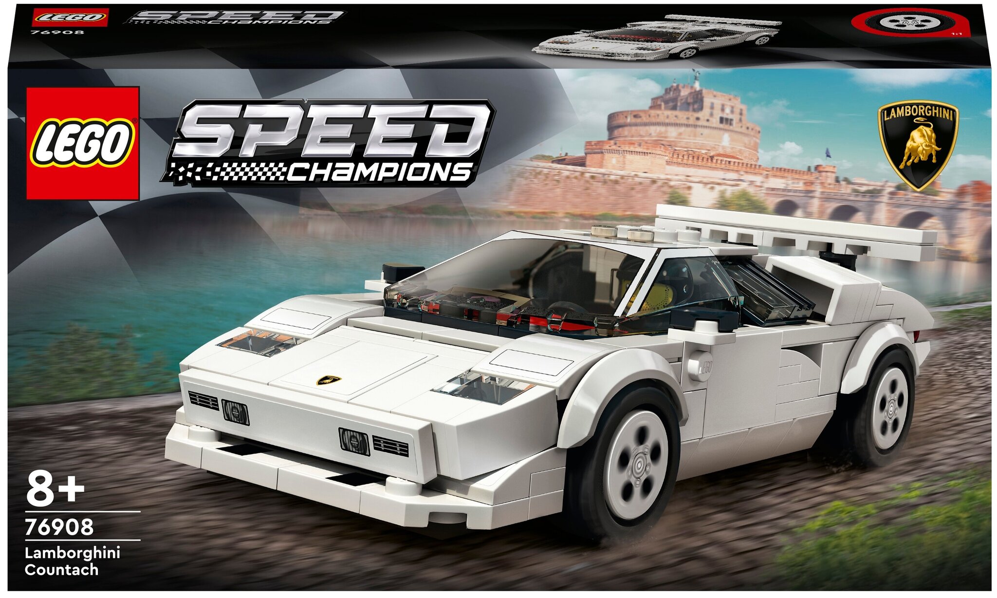 Конструктор LEGO Speed Champions 76908 Lamborghini Countach 76908 купить в  интернет-магазине Layon.ru