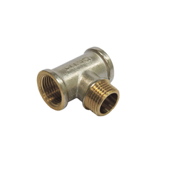 Тройник латунный СТМ внутренняя-наружная-внутренняя резьба 3/4"