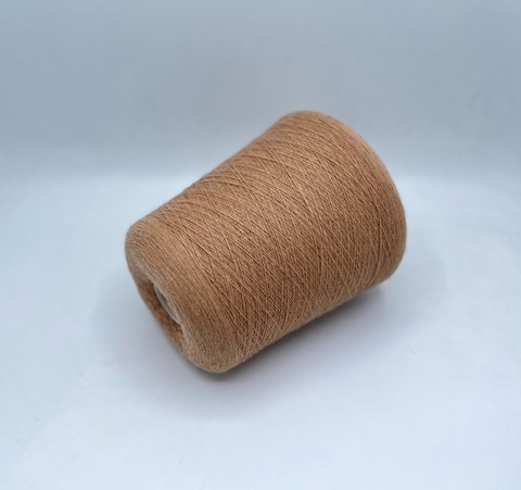 Бобинная пряжа (пр.Италия),1500м/100гр, 80% шерсть, 20% полиамид , цвет-Кэмел, арт.31457