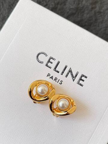 Серьги Celine клипсы