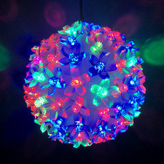 Эксклюзивный светодиодный LED  шар с лампами в виде цветов Led Light