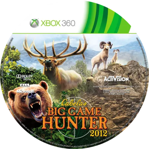 Cabela's Big Game Hunter 2012 [Xbox 360]