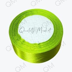 Лента атласная 4 см 25 ярдов (фисташковый) №184