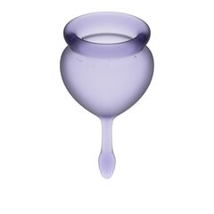 Набор фиолетовых менструальных чаш Feel good Menstrual Cup - 